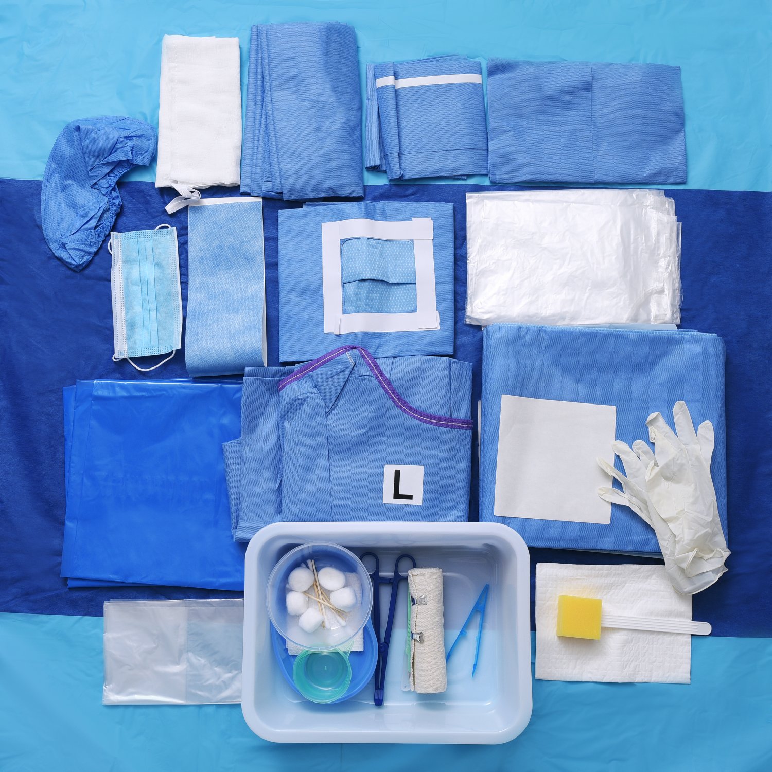 Disposable intervention surgical kit